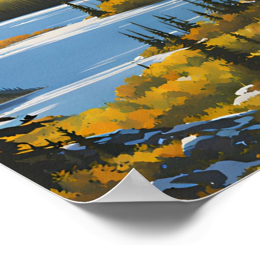 Tarieven van het nationale park Alaska in het noor Poster (Hoek)