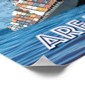 Tarieven zijn belastingen in de handelsoorlog poster (Hoek)