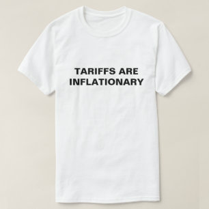 Tarieven zijn inflatoire T-shirts