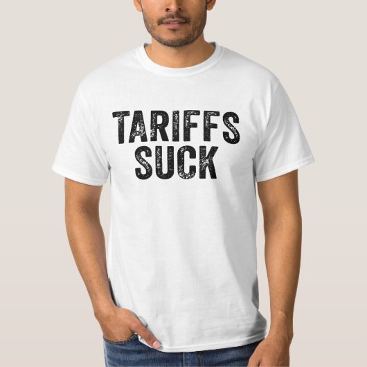 Tarieven zuigen - Antitarieven T-shirt (Voorkant)