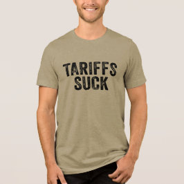 Tarieven zuigen - Antitarieven Tri-Blend Shirt