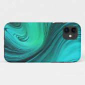 "Tarifa" blauwe wervelingen golven Case-Mate iPhone Case (Achterkant (horizontaal))