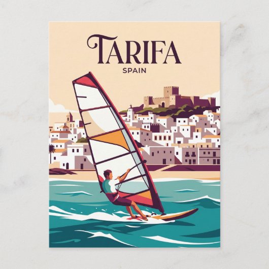 Tarifa Spanje Briefkaart (Voorkant)