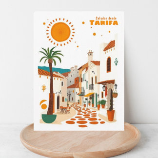Tarifa Spanje vakantie mediterrane stad Briefkaart