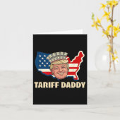 Tariff Daddy Funny Trump Kaart (Gele Bloem)