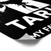 Tariff Is My Favorite Word Trump Funny Saying  Poster (Hoek)