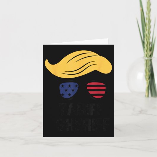 Tariff Sheriff President Trump Tariff Kaart (Voorkant)