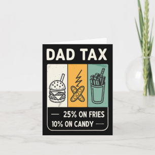 Tariffed Design Tariff Daddy Trump Grappig Vader Kaart