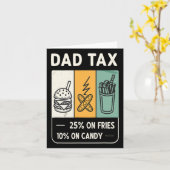 Tariffed Design Tariff Daddy Trump Grappig Vader Kaart (Gele Bloem)
