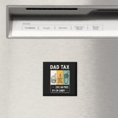 Tariffed Design Tariff Daddy Trump Grappig Vader Magneet (Insitu (Vaatwasser))