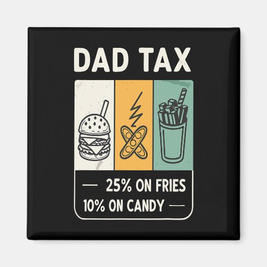 Tariffed Design Tariff Daddy Trump Grappig Vader Magneet (Voorkant)
