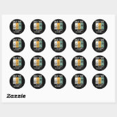 Tariffed Design Tariff Daddy Trump Grappig Vader Ronde Sticker (Vel)