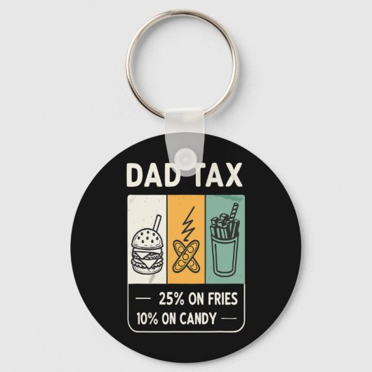 Tariffed Design Tariff Daddy Trump Grappig Vader Sleutelhanger (Voorkant)