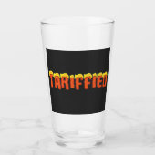 Tariffied - grappig Donald Trump tarief Glas (Voorkant)