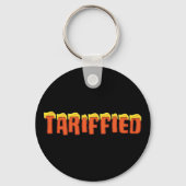 Tariffied - grappig Donald Trump tarief Sleutelhanger (Voorkant)