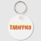Tariffied - grappig Donald Trump tarief Sleutelhanger (Achterkant)