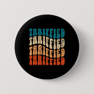 Tariffied verzet zich tegen tariefretro-Mannen Ronde Button 5,7 Cm