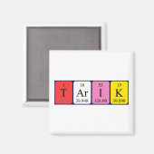 Tarik periodieke table name magnet (Voorkant / Achterkant)