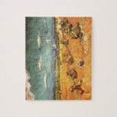 Tarikorens met maaier door Vincent van Gogh Legpuzzel (Verticaal)