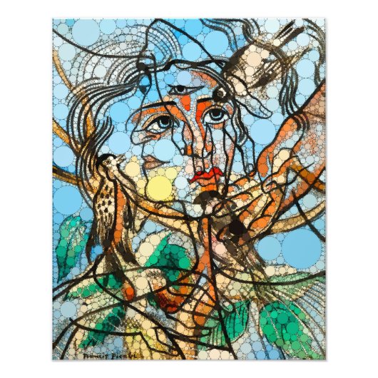 Tarin, Infinity Stippen beroemd gemaakt door After Foto Afdruk (Voorkant)