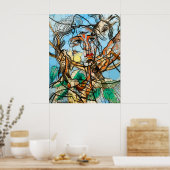 Tarin, Infinity Stippen beroemd gemaakt door After Poster (Keuken)