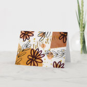 Tarjeta con flores  kaart (Voorkant)