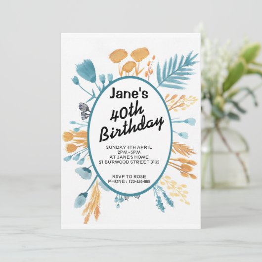 Tarjeta cumpleaños con diseño original kaart (Staand voorkant)