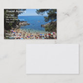 tarjeta de agencia de viajes visitekaartje (Voorkant / Achterkant)