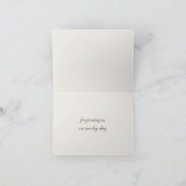 Tarjeta de Agradecimiento Boda Caligrafía y Foto  Bedankkaart (Binnen)