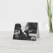 Tarjeta de Agradecimiento Boda Caligrafía y Foto  Bedankkaart (Achterkant)