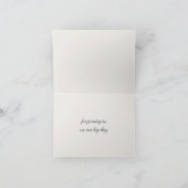 Tarjeta de Agradecimiento Boda Caligrafía y Foto  Bedankkaart (Binnen)