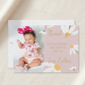 Tarjeta De Agradecimiento Boho Daisy Thank You,  T Bedankkaart