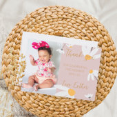 Tarjeta De Agradecimiento Boho Daisy Thank You,  T Bedankkaart