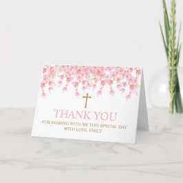 Tarjeta De Agradecimiento First Communion Cherry B Bedankkaart