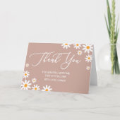 Tarjeta De Agradecimiento Thank yoy card boho Dais Bedankkaart (Voorkant)