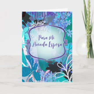 Tarjeta de amor y aniversario en español kaart
