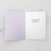 Tarjeta de Ánimo Azul Acuarela Floral Kaart (Binnen)