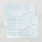 Tarjeta de confirmación RSVP kaartje (Voorkant / Achterkant)