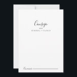 Tarjeta de Consejos Boda Española Advieskaart<br><div class="desc">Esta tarjeta de consejos boda española es perfecta para una boda moderna. El disease, sencillo y elegante, presenta una tipografía clásica y linda en blanco y negro. Estas tarjetas son perfectas para una boda, una ducha nupcial, una ducha de bebé, una fiesta de graduación y más. Personalice las tarjetas con...</div>