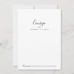 Tarjeta de Consejos Boda Española Advieskaart<br><div class="desc">Esta tarjeta de consejos boda española es perfecta para una boda moderna. El disease, sencillo y elegante, presenta una tipografía clásica y linda en blanco y negro. Estas tarjetas son perfectas para una boda, una ducha nupcial, una ducha de bebé, una fiesta de graduación y más. Personalice las tarjetas con...</div>