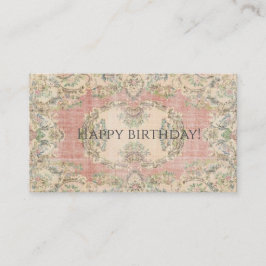 Tarjeta de cumpleaños visitekaartje