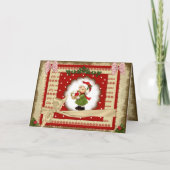 Tarjeta de felicitación Navidad  estilo scrap Feestdagen Kaart (Voorkant)