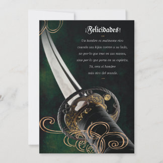 Tarjeta de Felicitación para el Día de los Padres Kaart