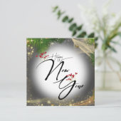 Tarjeta de felicitación plana con corazones kaart (Staand voorkant)