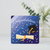 Tarjeta de felicitación plana kaart (Staand voorkant)