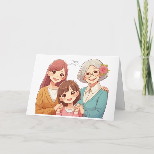 Tarjeta de felicitación plegada kaart (Voorkant)