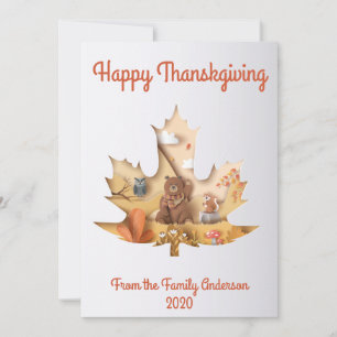 Tarjeta de gelukkacion de agradecimiento feestdagenkaart