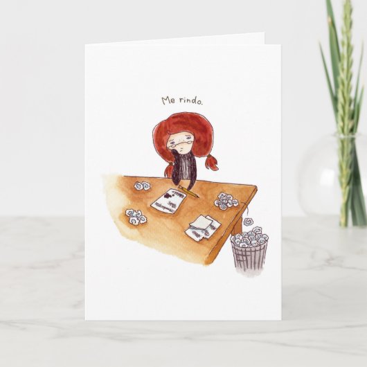 Tarjeta DE Gracias Bedankkaart (Voorkant)