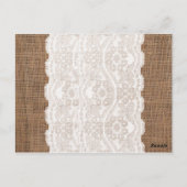 Tarjeta de Gracias con oración para Bautismo Briefkaart (Achterkant)