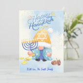 Tarjeta de Hanukkah  Feestdagenkaart (Staand voorkant)
